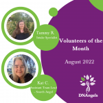 August 2022 Volunteer of the Month