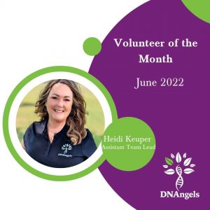 Heidi Keuper June Volunteer of the Month